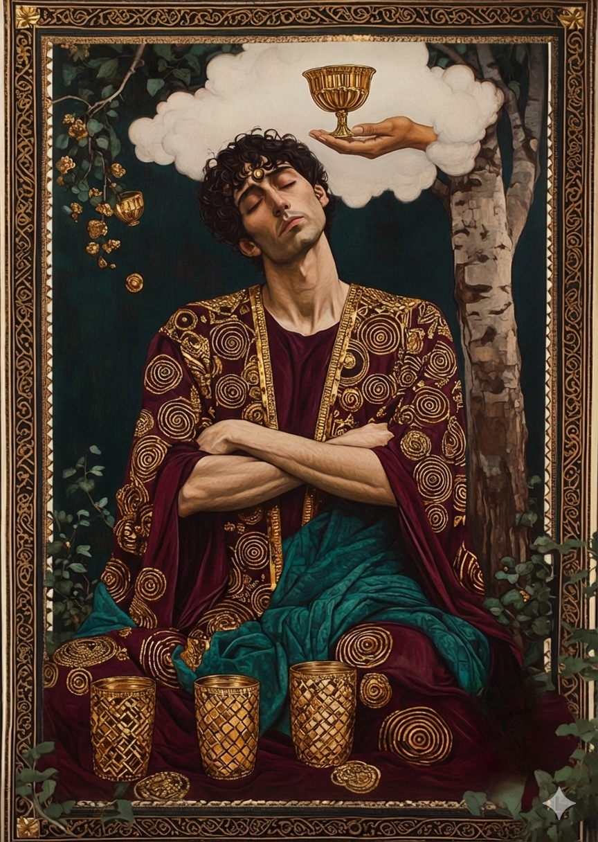 The Four of Cups: Waking from the Trance of Familiarity