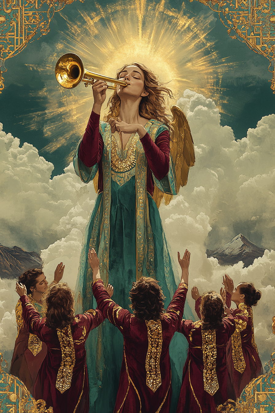 The Trumpet's Echo: Unveiling Raw Reality — When the veil thins, and the world appears raw, it is not madness, but a sacred s