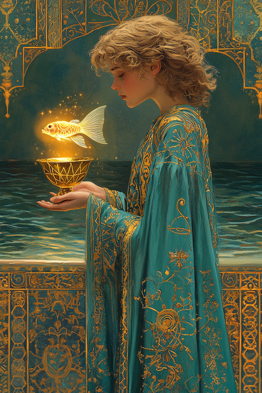 Whispers from the Deep: The Unspoken Currents of the Soul — Explore the secret thoughts you guard so closely. The Page of Cup