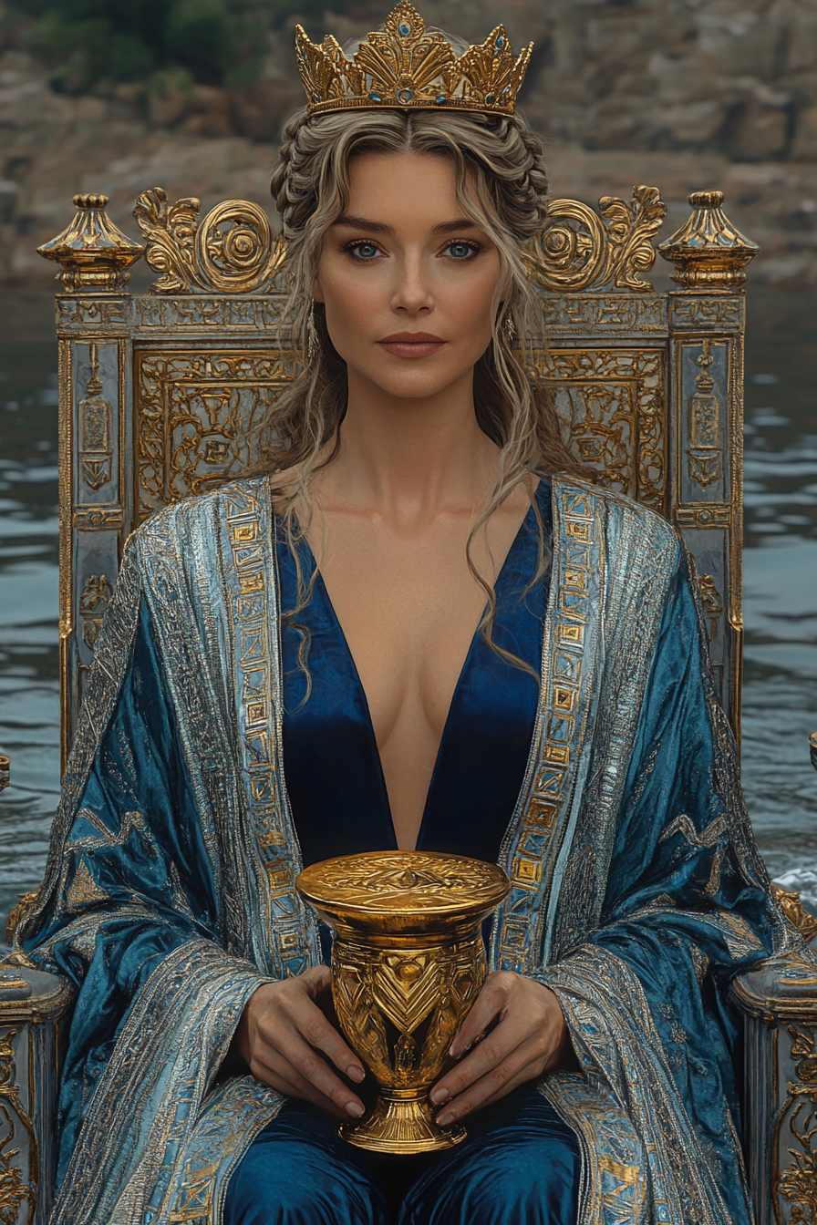 The Still Waters of Sustained Effort — The Queen of Cups asks if you can find depth in the mundane, embracing the 'boring wor