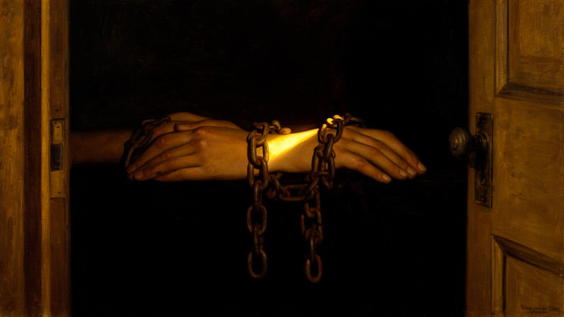 The Devil's Door: Shadow as Attachment — Why does the shadow persist even when we can see it clearly? The Devil card holds th